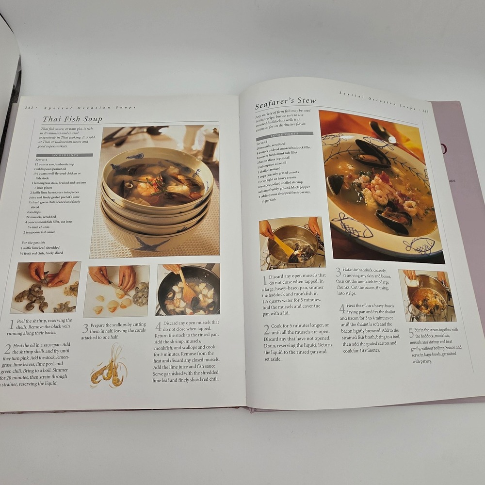 The Soup Bible Cookbook Debra Mayhew 200+ Recipes Hardcover Color Photos Healthy - Picture 7 of 10